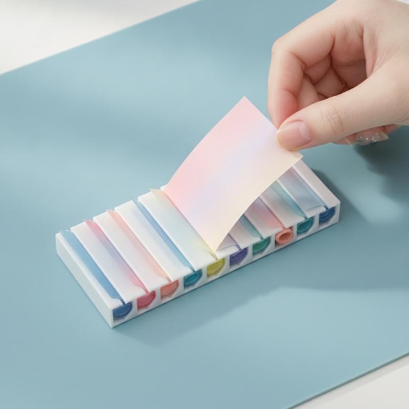 Nail Foil Transfer - กล่องเก็บฟอยล์ถ่ายโอนลายเล็บแบบพกพาขนาดเล็ก 10 ช่อง เหมาะสำหรับคนรักการทำเล็บ DIY เป็นของขวัญที่ดี