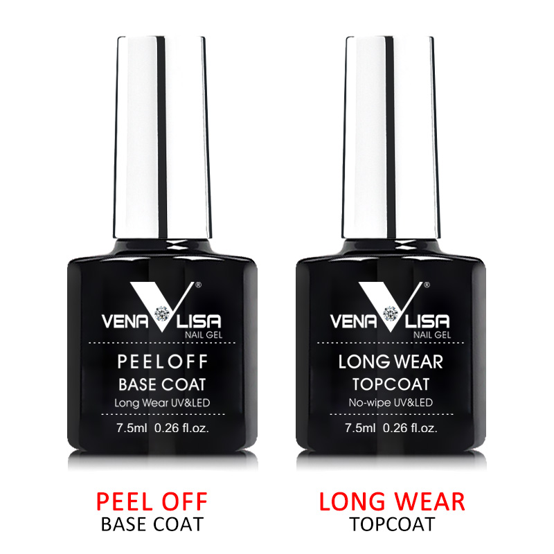 Peel Off Base Coat - VENALISA ผลิตภัณฑ์ใหม่ ท็อปโค้ทยึดติดทนนาน ไม่ต้องเช็ด ลอกออกง่าย ฐานเคลือบสูตรน้ำ