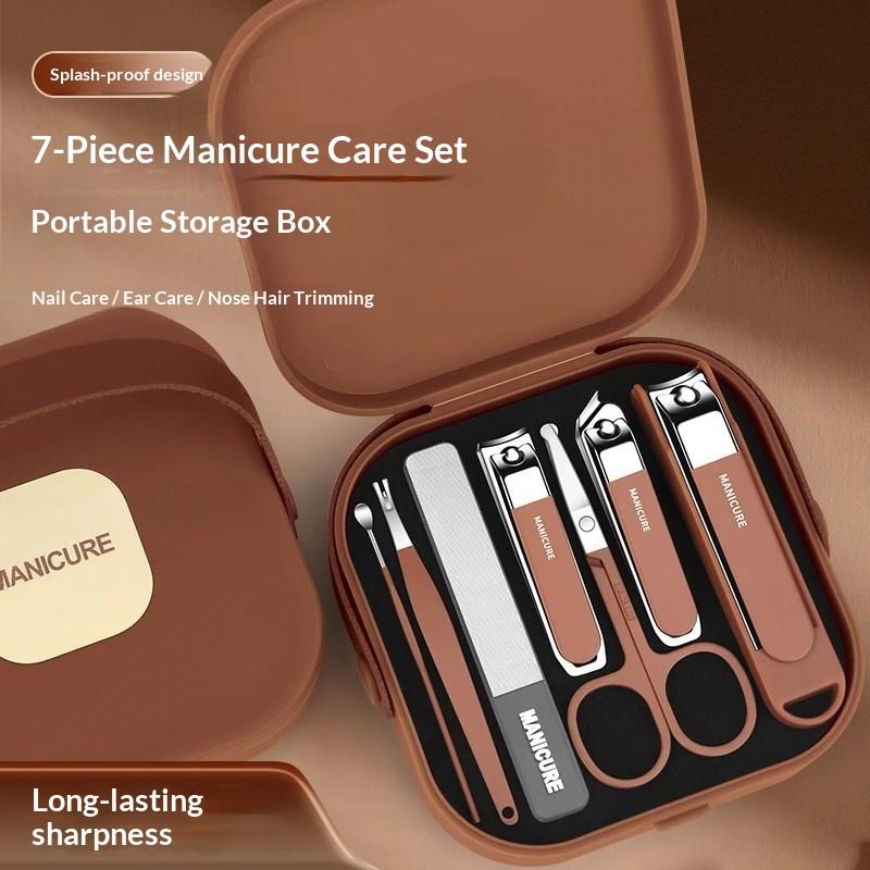 Nail Art For Men - ชุดอุปกรณ์ทำเล็บ 7/8 ชิ้น ชุดตัดเล็บ ตะไบเล็บ และอุปกรณ์ดูแลเล็บ