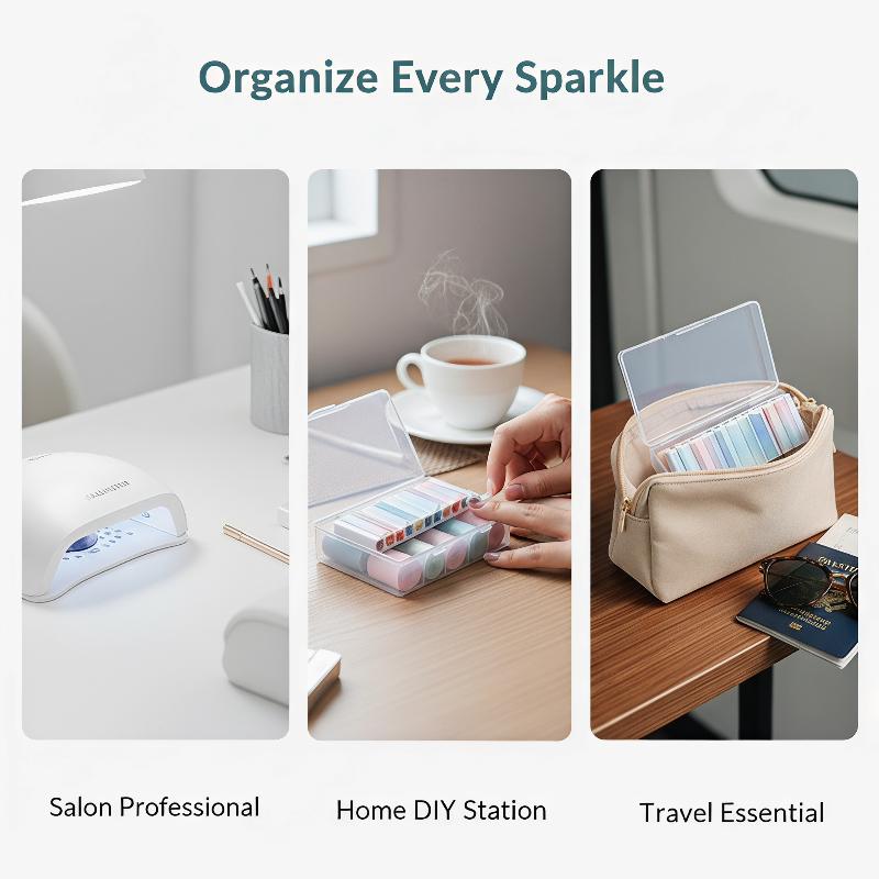 กล่องเก็บฟอยล์ถ่ายโอนลายเล็บแบ - Nail Foil Transfer บทวิจารณ์และราคา