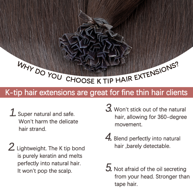 VADES K Tip Hair Extensions ผม - Nail Art Ombre บทวิจารณ์และราคา