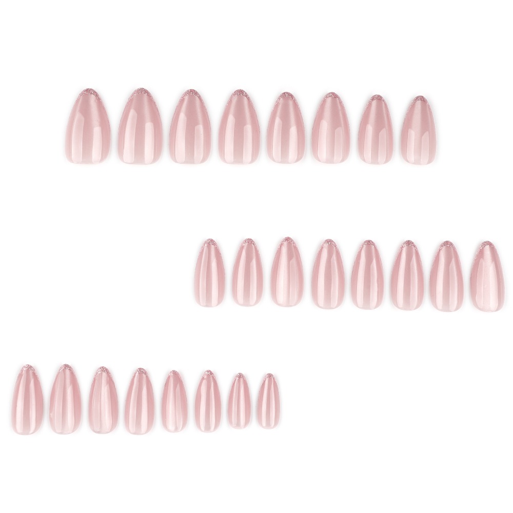 เล็บปลอมแบบกดติด ทรงอัลมอนด์ขน - Nail Art Ombre บทวิจารณ์และราคา