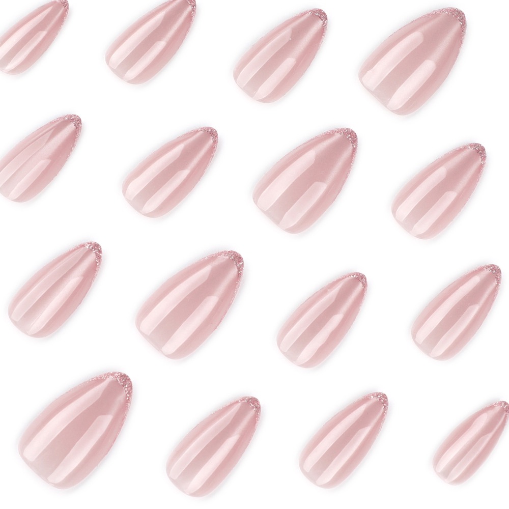 เล็บปลอมแบบกดติด ทรงอัลมอนด์ขน - Nail Art Ombre บทวิจารณ์และราคา