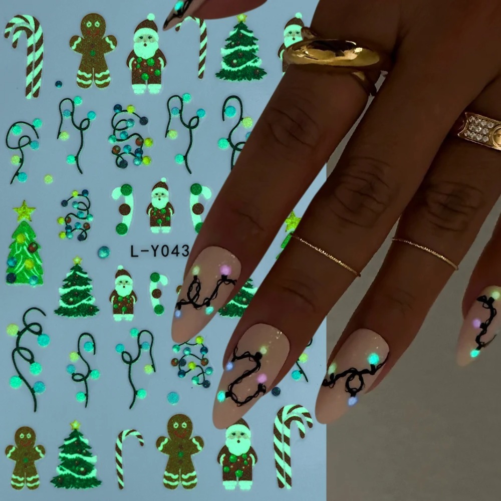 สติกเกอร์ตกแต่งเล็บลายคริสต์มา - Nail Art For Men บทวิจารณ์และราคา