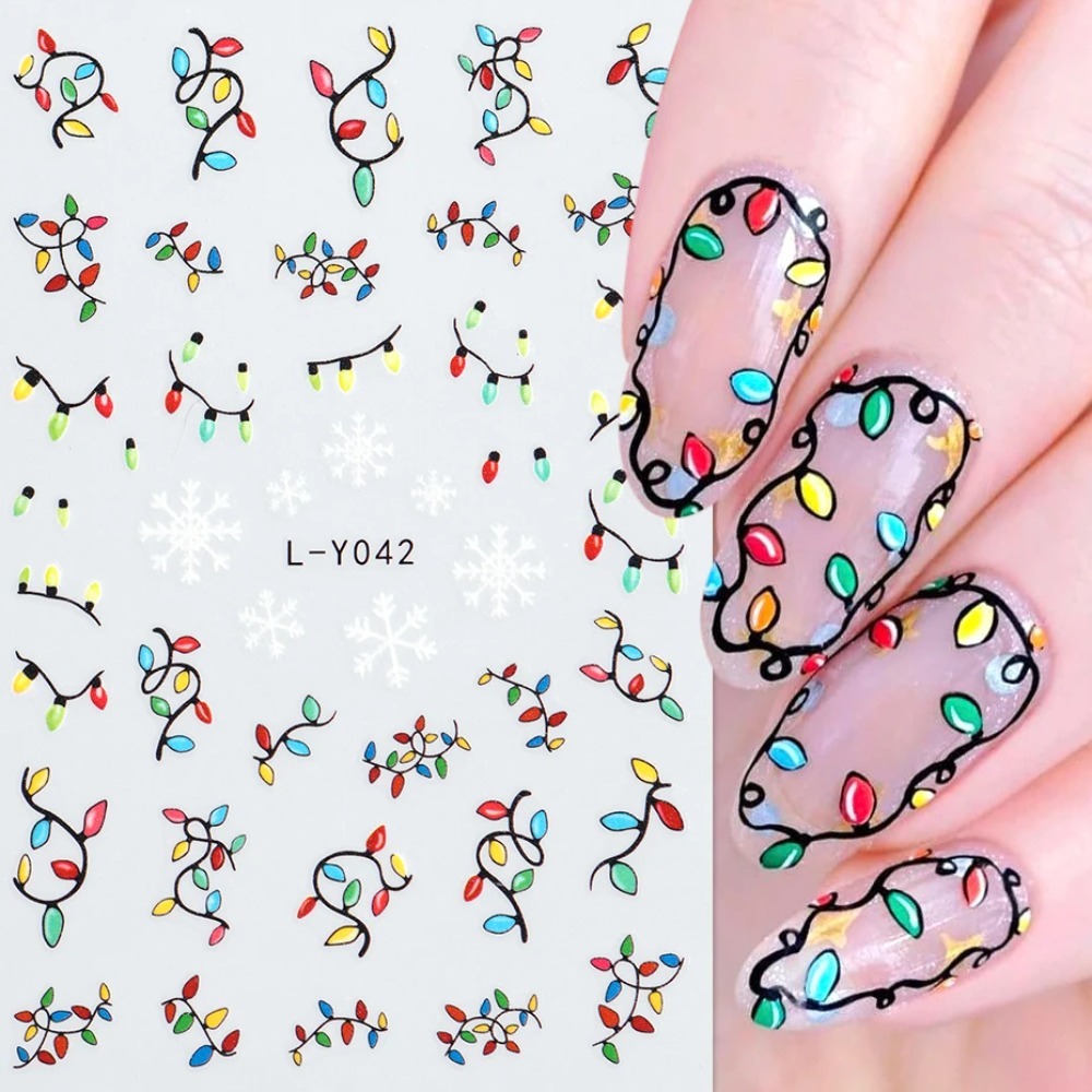 สติกเกอร์ตกแต่งเล็บลายคริสต์มา - Nail Art For Men บทวิจารณ์และราคา
