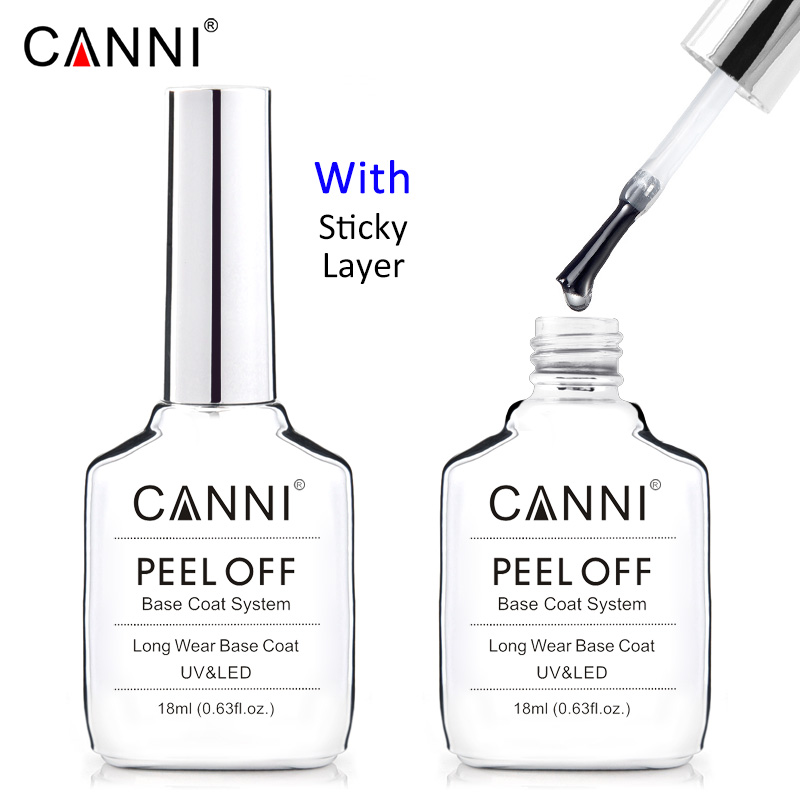 Canni 18ml ยาวสวมใส่เพชรไม่มีเ - Peel Off Base Coat บทวิจารณ์และราคา