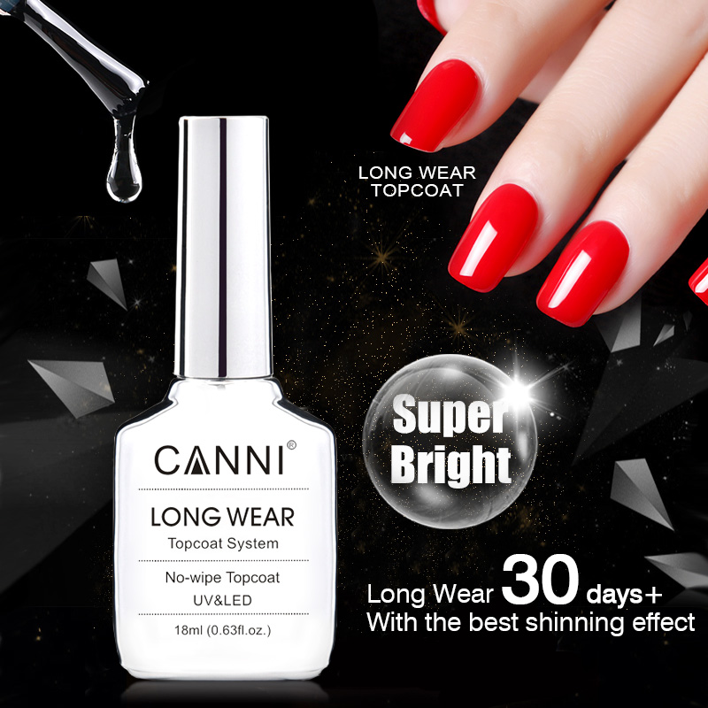 Canni 18ml เพชร Nowipe Top Coa - Peel Off Base Coat บทวิจารณ์และราคา