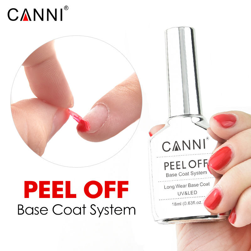 Canni 18ml เพชร Nowipe Top Coa - Peel Off Base Coat บทวิจารณ์และราคา