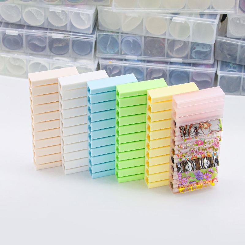 กล่องเก็บฟอยล์ทำเล็บแบบ 10 ช่อ - Nail Foil Transfer บทวิจารณ์และราคา