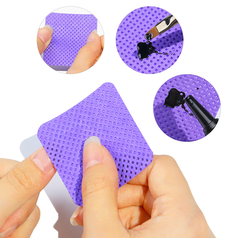 ผ้าเช็ดทําความสะอาดเล็บแบบไม่ม - Nail Art Ombre บทวิจารณ์และราคา