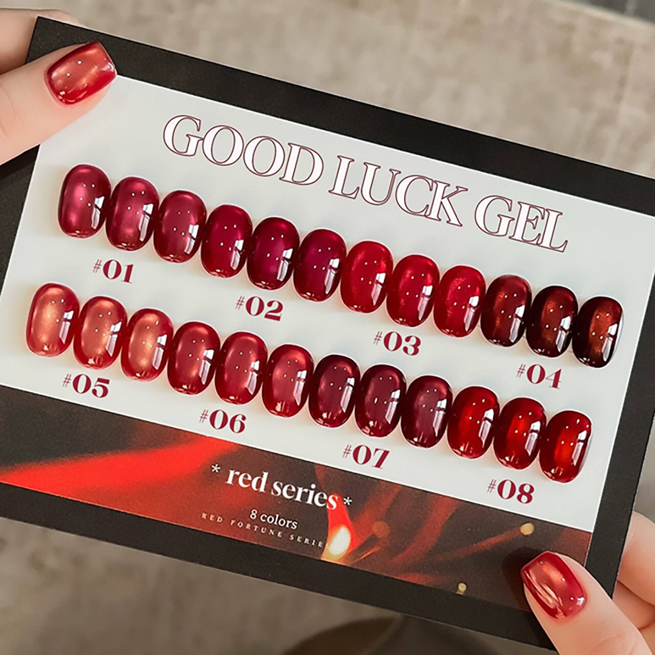 1 ชิ้น TC ยาทาเล็บเจลตาแมวนำโช - Nail Art Red Wine Cat Eye บทวิจารณ์และราคา