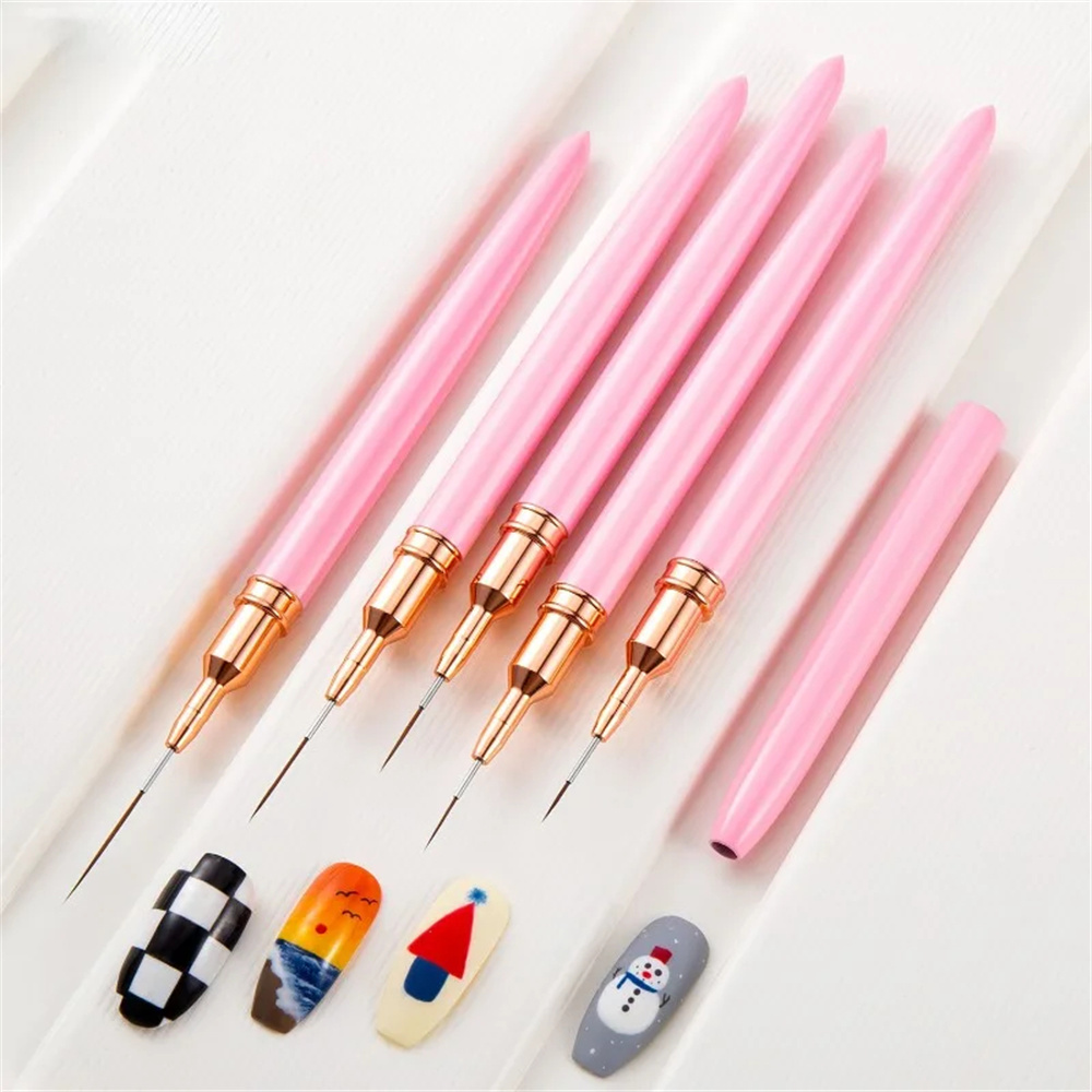 ชุดแปรงเพ้นท์เล็บ 5 ชิ้น/1 ชุด - Nail Art Sch บทวิจารณ์และราคา