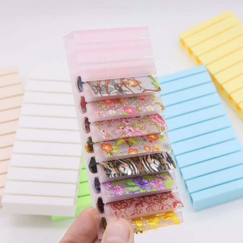 1 ชุดกล่องเก็บฟอยล์ติดเล็บ 10  - Nail Foil Transfer บทวิจารณ์และราคา