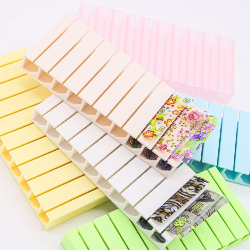 1 ชุดกล่องเก็บฟอยล์ติดเล็บ 10  - Nail Foil Transfer บทวิจารณ์และราคา