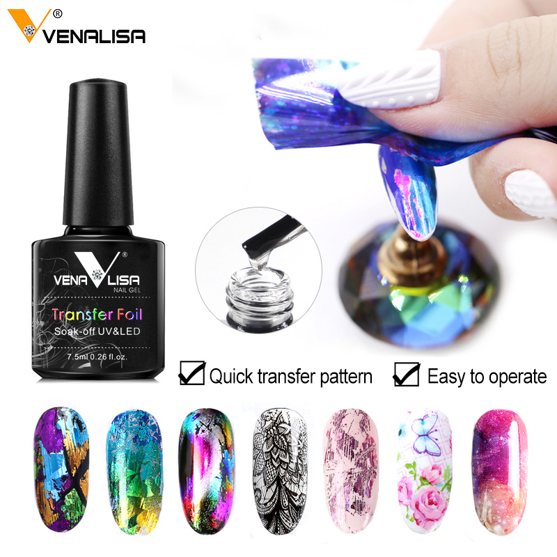 Venalisa 7.5ml Transfer ฟอยล์เ - Nail Foil Transfer บทวิจารณ์และราคา