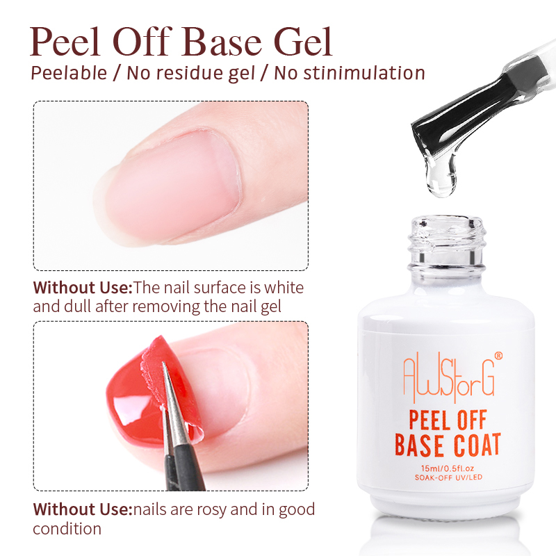 AWStorG 15ML Peel Off Base Coa - Peel Off Base Coat บทวิจารณ์และราคา