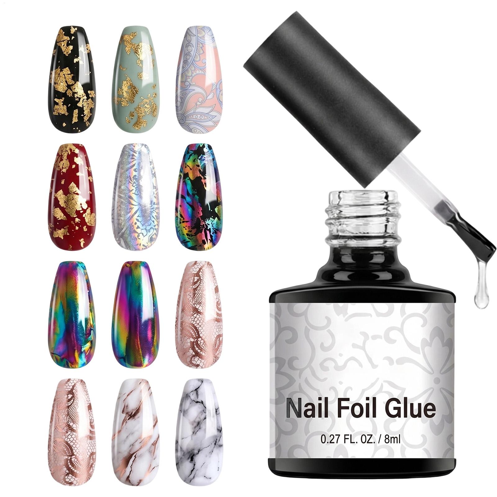 กาวติดฟอยล์เล็บ 8 มล. เจลฟอยล์ - Nail Foil Transfer บทวิจารณ์และราคา