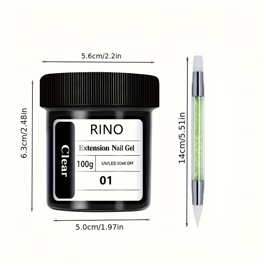 เจลต่อเล็บใส 100 กรัม ไม่เหนีย - Nail Art Ombre บทวิจารณ์และราคา
