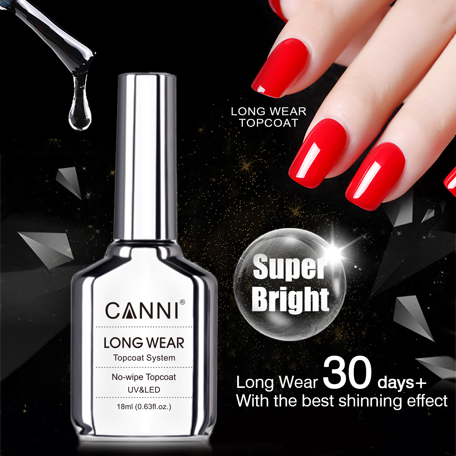 ยาทาเล็บเจล CANNI 18 มล. ปราศจ - Peel Off Base Coat บทวิจารณ์และราคา