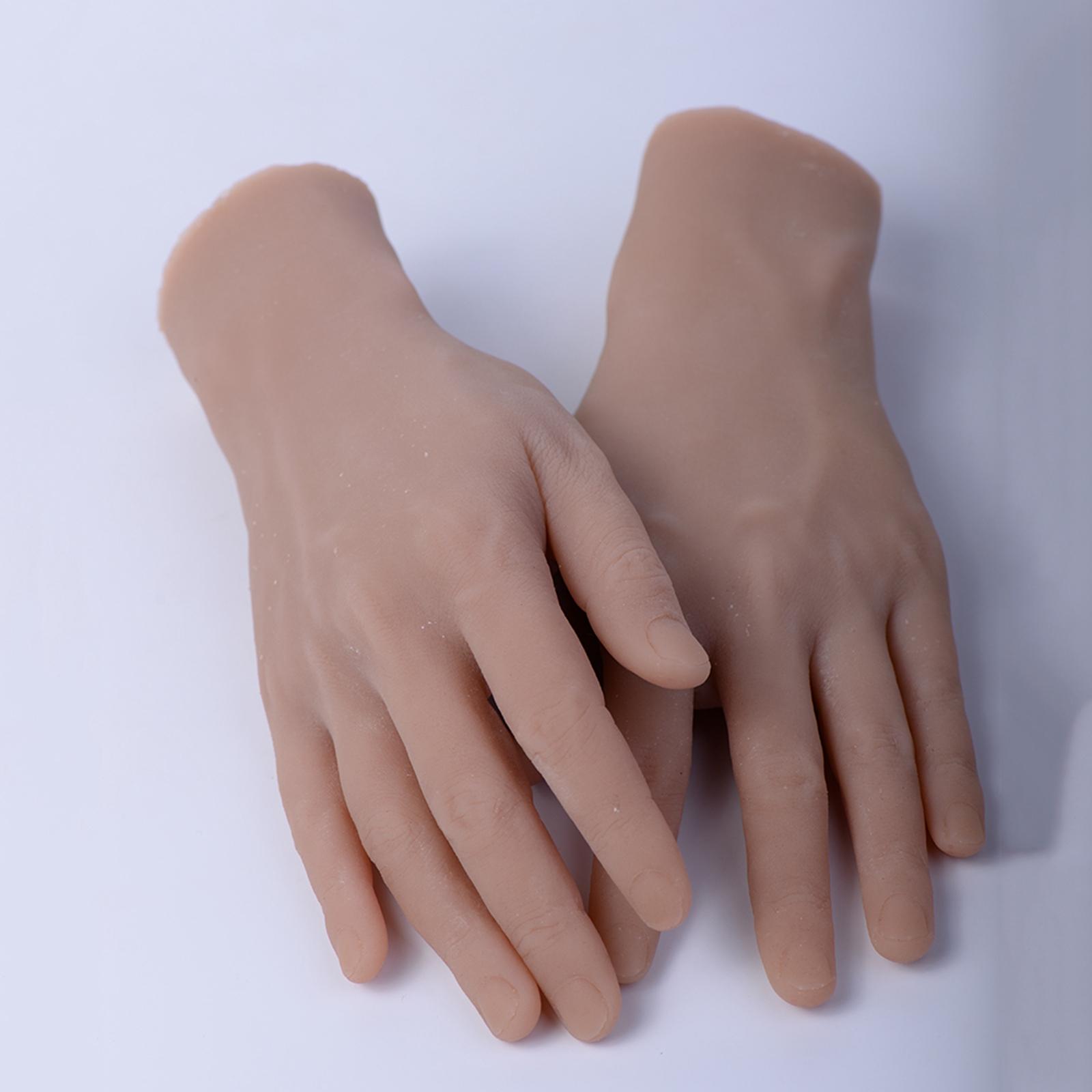 มือปลอมเหมือนจริงสำหรับผู้ชาย  - Nail Art For Men บทวิจารณ์และราคา