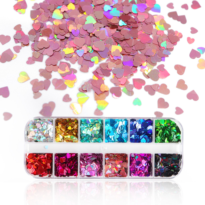 ผสมสีเรืองแสงผีเสื้อ Glitter ต - Nail Art Ombre บทวิจารณ์และราคา