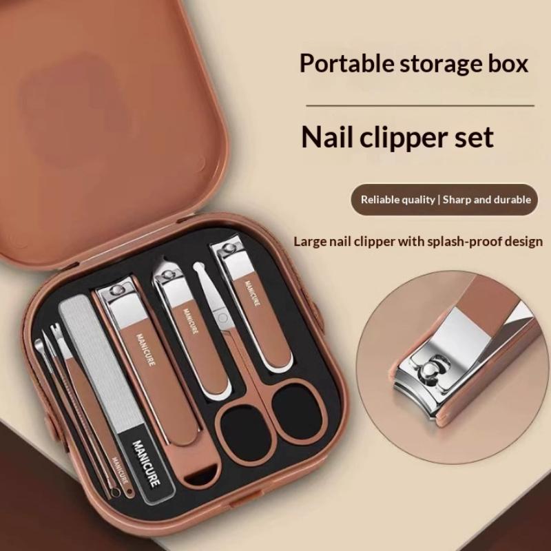 ชุดอุปกรณ์ทำเล็บ 7/8 ชิ้น ชุดต - Nail Art For Men บทวิจารณ์และราคา