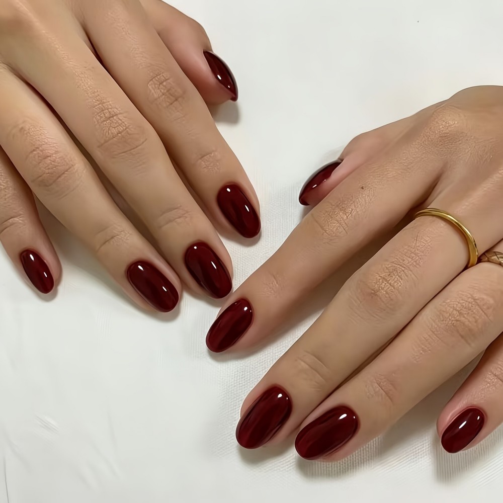 เล็บปลอมสีขาวนม 24 ชิ้น แบบกดต - Nail Art Ombre บทวิจารณ์และราคา