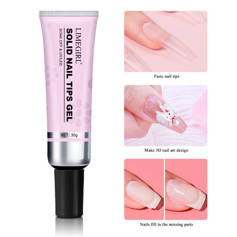 เจลติดเล็บปลอมแบบใส 30 กรัม กา - Nail Art Ombre บทวิจารณ์และราคา